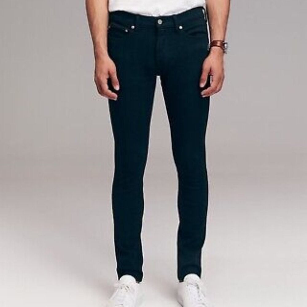 Abercrombie & Fitch Men's Skinny Jeans Black A&F Stretch size 31x30